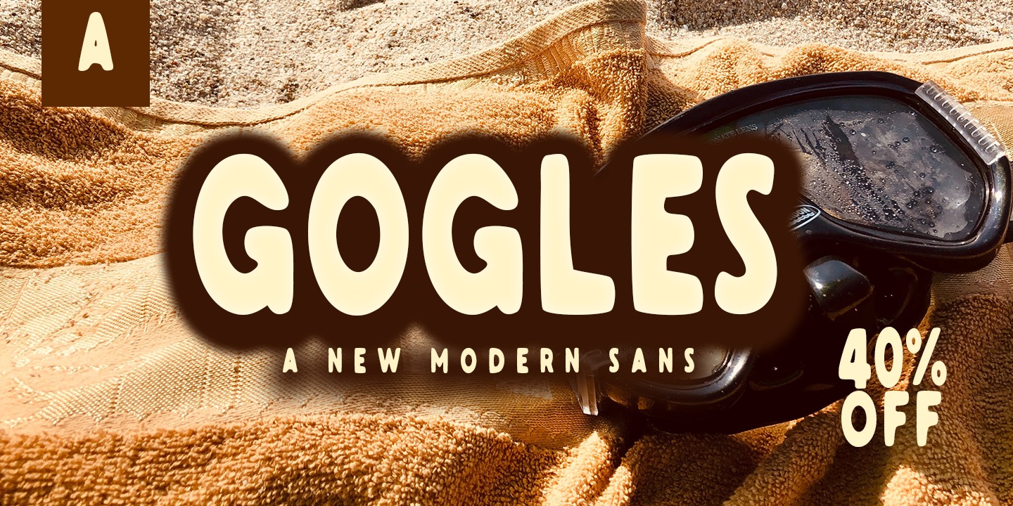 Gogles Regular Font preview